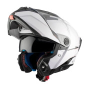 CASQUE MODULABLE MT ATOM 2 SV DOUBLE ECRANS UNI BLANC BRILLANT S (ECE 22.06) 8434639175440