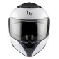 CASQUE MODULABLE MT ATOM 2 SV DOUBLE ECRANS UNI BLANC BRILLANT XL (ECE 22.06 P/J) 8434639175471