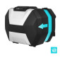 VALISE LATERALE/SIDE-CASE SHAD SH38X EXPANDABLE 38L NOIR/ALU (fixation 3P, 4P SYSTEM vendue séparément) (D0B38200) (PAIRE) 8430358686991