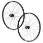 ROUES VTT 29" FIR GALAXIUM E.BIKE DISQUE 6 TROUS ALU NOIR CASSETTE SHIMANO MICROSPLINE 12V. AXE TRAVERSANT 15/110 ET 12/148 HAUTEUR/PROFIL 21 mm (PAIRE) - TUBELESS READY VAE 3700948292563
