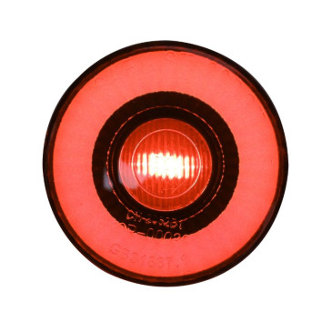 FEU ARRIERE MOTO UNIVERSEL AVOC VINTAGE A LEDS NOIR COUVERCLE FUME (3 FILS) -HOMOLOGUE CE- 3700948268643