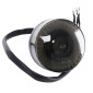FEU ARRIERE MOTO UNIVERSEL AVOC VINTAGE A LEDS NOIR COUVERCLE FUME (3 FILS) -HOMOLOGUE CE- 3700948268643