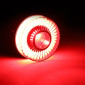 FEU ARRIERE MOTO UNIVERSEL AVOC VINTAGE A LEDS NOIR COUVERCLE FUME (3 FILS) -HOMOLOGUE CE- 3700948268643