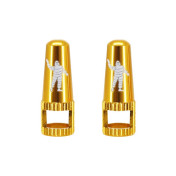 BOUCHON VALVE DE PNEU TUBELESS PRESTA MICHELIN COLORI OR (VENDU A LA PAIRE) 3299738045255