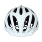 CASQUE VELO CITY ADULTE POLISPORT SPORT FLOW IN-MOLD BLANC MAT AVEC VISIERE GRISE TAILLE 58-62 SYSTEM QUICK LOCK 5604415154102