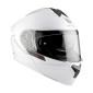 CASQUE MODULABLE MT GENESIS SV DOUBLE ECRANS UNI BLANC BRILLANT XS (ECE 22.06) 8434639195592