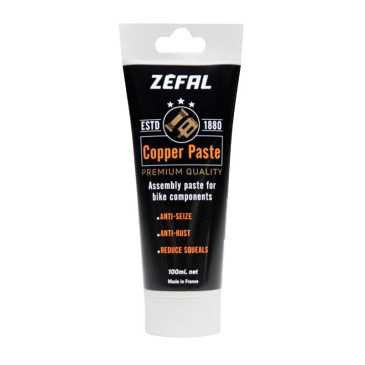 PATE DE MONTAGE / GRAISSE VELO ZEFAL COPPER PASTE CUIVRE ANTI-GRIPPANT (TUBE 100ml) 3420586601694