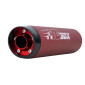 POT 50 A BOITE TECNIGAS E-NOX EVO 2 ACIER POUR FANTIC 50 ENDURO XE, MOTARD XM 2021> EURO 5 (PASSAGE A DROITE) (SILENCIEUX ALU ROUGE) 8435521108805