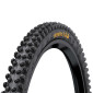 PNEU VTT GRAVITY 29 X 2.40 CONTINENTAL HYDROTAL DOWNHILL SUPER SOFT FRONT/AVANT NOIR TUBELESS READY TS (60-584) (650B) TERRAINS BOUEUX COMPATIBLE VAE 4019238067873