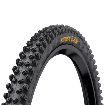 PNEU VTT GRAVITY 29 X 2.40 CONTINENTAL HYDROTAL DOWNHILL SUPER SOFT FRONT/AVANT NOIR TUBELESS READY TS (60-584) (650B) TERRAINS BOUEUX COMPATIBLE VAE 4019238067873