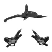 FREIN A DISQUE CARGO HYDRAULIQUE STAR 4 PISTONS ARRIERE AVEC DOUBLE ETRIER DURITE 1700mm ET FREIN PARKING (1200mm + 500mm POUR CHAQUE ETRIER) (KIT) LEVIER DROIT 4 DOIGTS ET ETRIERS PRE-MONTES 3700948268582