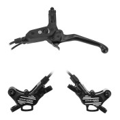 FREIN A DISQUE CARGO HYDRAULIQUE STAR 4 PISTONS ARRIERE AVEC DOUBLE ETRIER DURITE 1700mm ET FREIN PARKING (1200mm + 500mm POUR CHAQUE ETRIER) (KIT) LEVIER GAUCHE 4 DOIGTS ET ETRIERS PRE-MONTES 3700948286777