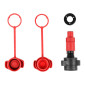 BEC VERSEUR/DE REMPLISSAGE AUTO-STOP POUR JERRYCAN/BIDON ESSENCE/CARBURANT PRESSOL POLYPROPYLENE ROUGE 4103810210846