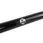 GUIDON 50 A BOITE KRM PRO RIDE PATRIOT OVERSIZE DIAM 28,6mm ALU NOIR AVEC MOUSSE BLANCHE HOLOGRAPHIQUE 3760382284326