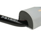 GUIDON 50 A BOITE KRM PRO RIDE PATRIOT OVERSIZE DIAM 28,6mm ALU NOIR AVEC MOUSSE BLANCHE HOLOGRAPHIQUE 3760382284326