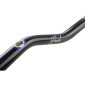 GUIDON 50 A BOITE KRM PRO RIDE PATRIOT OVERSIZE DIAM 28,6mm ALU NOIR AVEC MOUSSE BLANCHE HOLOGRAPHIQUE 3760382284326