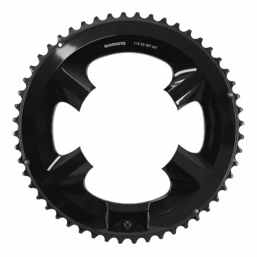 PLATEAU ROUTE 4BRA D.110 POUR SHIMANO RS510 ORIGINE 52DTS EXTERIEUR 11V. NOIR 4524667634645