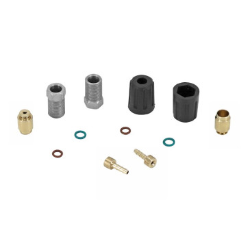 KIT RECHANGE FREIN HYDRAULIQUE STAR (2 RACCORDS + 2 OLIVES + 4 JOINTS) POUR 2 ET 4 PISTONS (VENDU AU KIT) 3700948268544