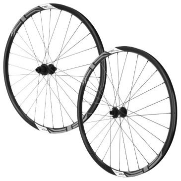 ROUES GRAVEL 700 FIR GALAXIUM DISQUE CENTERLOCK ALU NOIR CASSETTE CAMPAGNOLO EKAR 13V. AXE TRAVERSANT 12/100 ET 12/142 HAUTEUR/PROFIL 50 mm (PAIRE) - TUBELESS READY