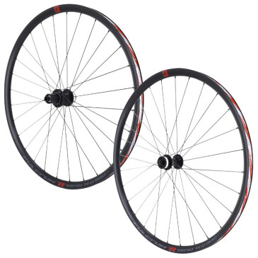 ROUES GRAVEL DISQUE 700 FULCRUM RAPID RED 900 TUBELESS READY NOIR CENTERLOCK CASSETTE SHIMANO 11/10V AXE TRAVERSANT12x100 et 12x142 (PAIRE) 3700948291559