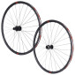 ROUES GRAVEL 700 FULCRUM RAPID RED 900 TUBELESS READY NOIR CASSETTE SHIMANO 11/10V. (PAIRE) 3700948291559