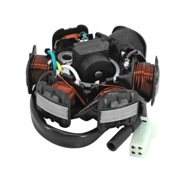 STATOR ALLUMAGE SCOOT ADAPTABLE SYM 50 MIO 4T (6 POLES) (OEM : 31120-A7E-000) -P2R- 7421082199704