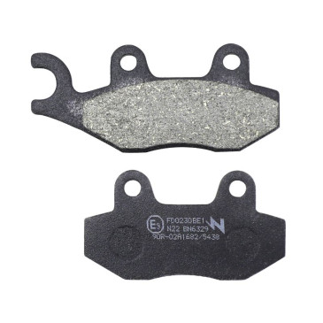 PLAQUETTE DE FREIN NEWFREN POUR KYMCO 50 AGILITY R10 2006>2014 4T, LIKE 2009> AV (FD0230BE) (ELITE ORGANIQUE) 8025832414643