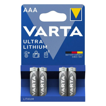 PILE LR03 1.5V VARTA ULTRA LITHIUM LR03 - AAA (VENDU PAR 4) 4008496680436