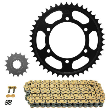 KIT CHAINE ADAPTABLE YAMAHA 1000 FZS FAZER 2001>2006 530 16x44 (DIAM COURONNE 110/130/10.25) (DEMULTIPLICATION ORIGINE) -AFAM- 5400598035326