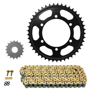 KIT CHAINE ADAPTABLE YAMAHA 1000 FZ1 S FAZER 2006>2015 530 17x45 (DIAM COURONNE 110/130/10.25) (DEMULTIPLICATION ORIGINE) -AFAM- 5400598035333