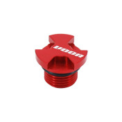 BOUCHON D'HUILE 50 A BOITE VOCA EVO POUR DERBI 50 SENDA, GPR (MOTEUR EURO 2, 3, 4) ALU CNC ROUGE 3700948291184