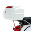 TOP CASE PLATE "PIAGGIO GENUINE PART" 125 VESPA PX CHROME -673716-