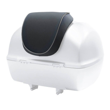 DOSSERET DE TOP CASE NOIR AVEC PASSEPOIL GRIS CLAIR VESPA ELETTRICA 2019> -CM273122-