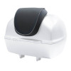 DOSSERET DE TOP CASE NOIR AVEC PASSEPOIL GRIS CLAIR VESPA ELETTRICA 2019> -CM273122-