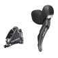 FREIN A DISQUE GRAVEL HYDRAULIQUE SHIMANO GRX810 ARRIERE 11V. NOIR (LEVIER/MANETTE AVEC ETRIER BR-RX810+DURITE ASSEMBLE 1700mm) 4550170449902