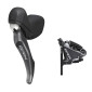 FREIN A DISQUE GRAVEL HYDRAULIQUE SHIMANO GRX810 ARRIERE 11V. NOIR (LEVIER/MANETTE AVEC ETRIER BR-RX810+DURITE ASSEMBLE 1700mm) 4550170449902