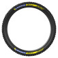 PNEU VTT GRAVITY 27.5 X 2.40 MICHELIN DH22 RACING LINE NOIR STICKERS BLEU/JAUNE TUBELESS READY TS (61-584) 3528705125080