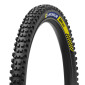 PNEU VTT GRAVITY 27.5 X 2.40 MICHELIN DH22 RACING LINE NOIR STICKERS BLEU/JAUNE TUBELESS READY TS (61-584) 3528705125080