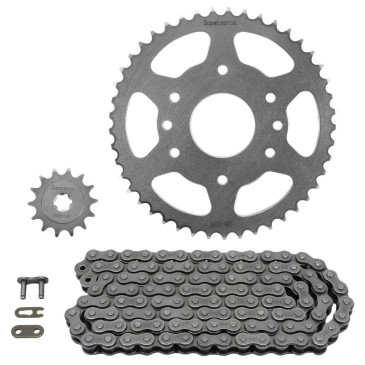KIT CHAINE ADAPTABLE KTM 125 DUKE 2014>2024 520 14x45 (DEMULTIPLICATION ORIGINE) -SUPERSPROX- 8592165066790