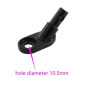 ATTACHE REMORQUE VELO POUR REMORQUE ENFANT - DIAMETRE 10.5mm (VENDU A L'UNITE) 0000008900043
