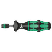 TOURNEVIS PORTE EMBOUT DYNAMOMETRIQUE WERA 7400 1/4 SERRAGE DE 0,1A 3 Nm NOIR/VERT (VENDU A L'UNITE) -MARQUE ALLEMANDE POUR LES ATELIERS- 4013288179012