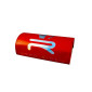 MOUSSE DE GUIDON MOTO CROSS KRM PRO RIDE ROUGE MAT, LOGO HOLOGRAPHIQUE POUR GUIDON SANS BARRE 3760382284883