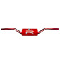 GUIDON 50 A BOITE KRM PRO RIDE OVERSIZE DIAM 28,6mm ALU FULL ROUGE AVEC MOUSSE ROUGE LOGO HOLOGRAPHIQUE 3760382284739