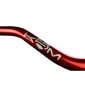 GUIDON 50 A BOITE KRM PRO RIDE OVERSIZE DIAM 28,6mm ALU FULL ROUGE AVEC MOUSSE ROUGE LOGO HOLOGRAPHIQUE 3760382284739