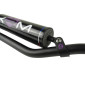 GUIDON 50 A BOITE KRM PRO RIDE OVERSIZE DIAM 22,2mm ALU NOIR/VIOLET AVEC MOUSSE 3760382284609