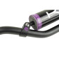 GUIDON 50 A BOITE KRM PRO RIDE OVERSIZE DIAM 22,2mm ALU NOIR/VIOLET AVEC MOUSSE 3760382284609