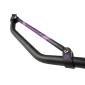 GUIDON 50 A BOITE KRM PRO RIDE DIAM 22,2mm ALU NOIR/VIOLET AVEC MOUSSE 3760382284609