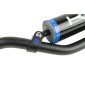 GUIDON 50 A BOITE KRM PRO RIDE DIAM 22,2mm ALU NOIR/BLEU AVEC MOUSSE 3760382284562