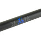GUIDON 50 A BOITE KRM PRO RIDE DIAM 22,2mm ALU NOIR/BLEU AVEC MOUSSE 3760382284562