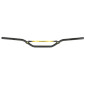 GUIDON 50 A BOITE KRM PRO RIDE DIAM 22,2mm ALU NOIR/JAUNE 3760382284418